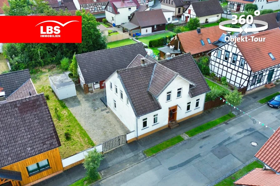 Ostansicht - Haus kaufen in Walkenried - Viel Platz für Ihre Familie! Ruhig gelegenes EFH in Walkenried.