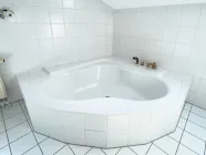 Große Eck-Badewanne