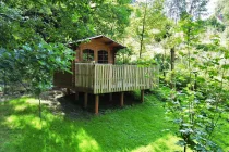 Gartenhaus mit Terrasse