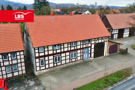 Nord-/Westansicht - Haus kaufen in Seesen - MFM in Seesen OT! Selbst nutzen oder vermieten, Sie entscheiden!