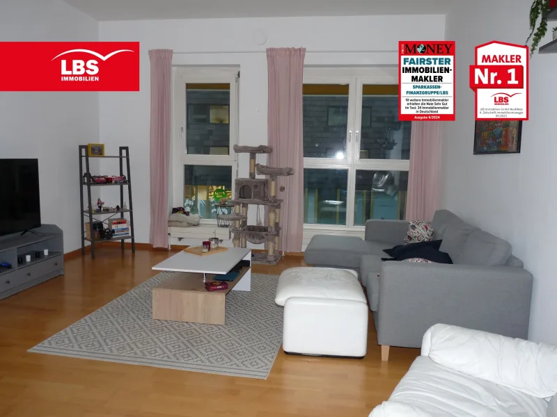 Living room - Wohnung kaufen in Berlin - Spacious 3-room apartment in the heart of Berlin