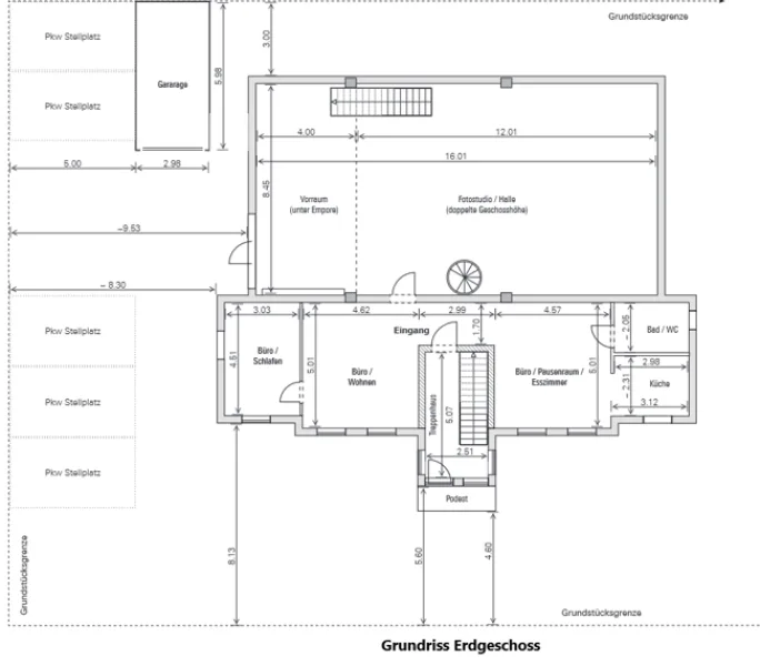 Grundriss Erdgeschoss