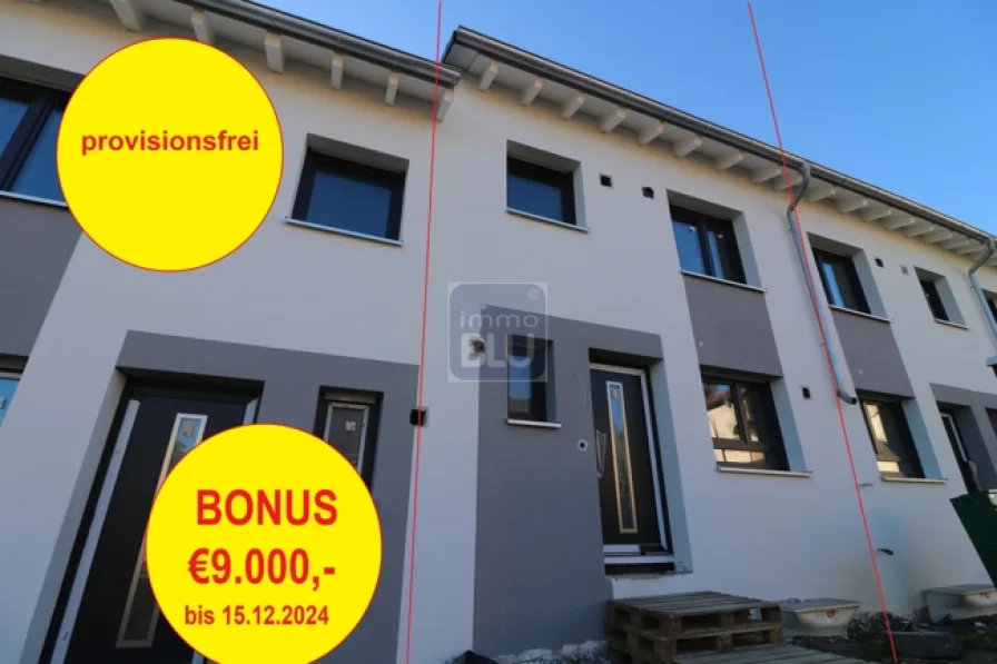 Bonus - Haus kaufen in Bruchsal-Helmsheim - Neubau: in Kürze bezugsfertig, Energie A+,  hoher Wohnkomfort, Keller