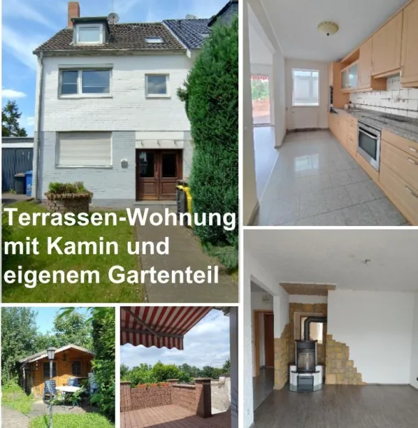  - Wohnung kaufen in Frechen - Frechen | Terrassen-Wohnung mit Kamin und kleinem Gartenteil