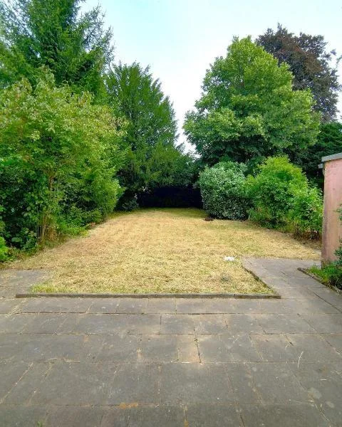 Terrasse, Blick in den Garten