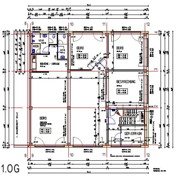 Grundriss 1. OG (Büro)