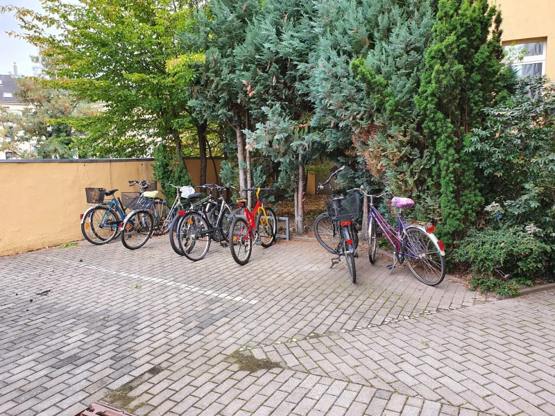 Für Fahrräder gibts genug Platz