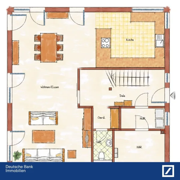 EG - Haus kaufen in Hinzert-Pölert - Moderne Stadtvilla - provisionsfrei für Ersteher -  Zwangsversteigerung - im Januar 2025