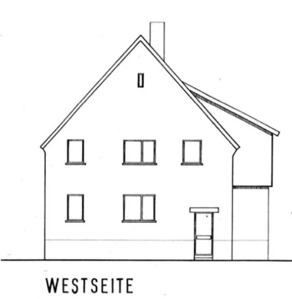 Westseite - Haus kaufen in Hinterweidenthal - EFH mit Doppelgarage, Nebengebäude - Provisionsfrei für den Käufer - Zwangsversteigerung