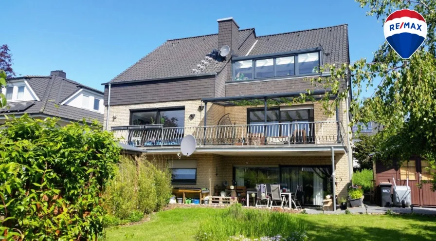 Rückansicht - Wohnung kaufen in Hüllhorst - Ihr Neues Zuhause! Eigentumswohnung in Hüllhorst!