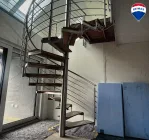 Edelstahlspindeltreppe