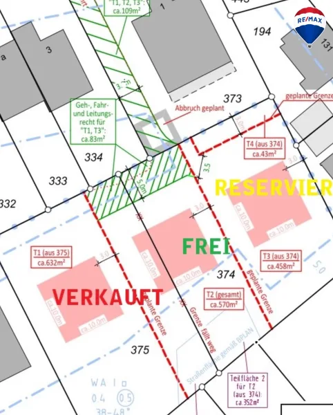 Mittleres Grundstück zu verkaufen