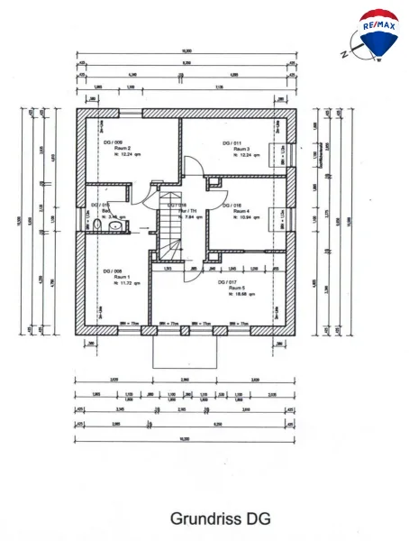 Grundriss Dachgeschoss