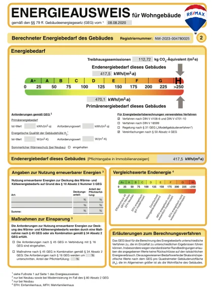 Energieausweis 