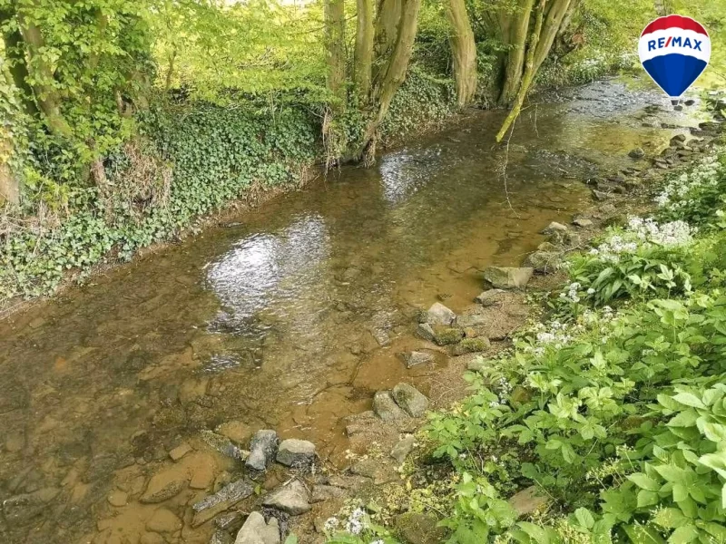 Fluss von Hattendorf (Aue/Rießbach  südlich vom Haus