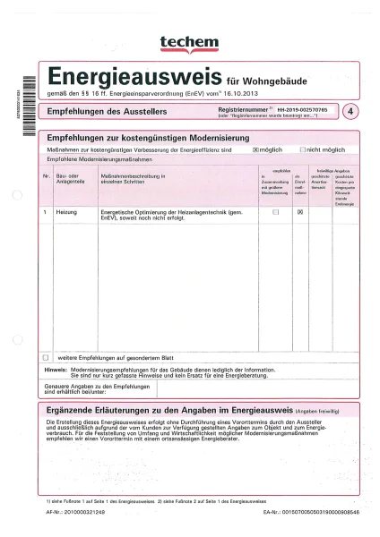 Energieausweis S4