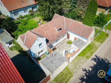 Groß_Rodensleben-Drohne-2 - Haus kaufen in Groß Rodensleben - "Sanierungs- oder Abrisshaus in ruhiger Lage: Ihr Rohdiamant in Groß Rodensleben"