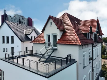 Dachterrasse - Wohnung mieten in Bielefeld / Innenstadt - Ost - Altbauwohnung mit atemberaubender Dachterrasse!