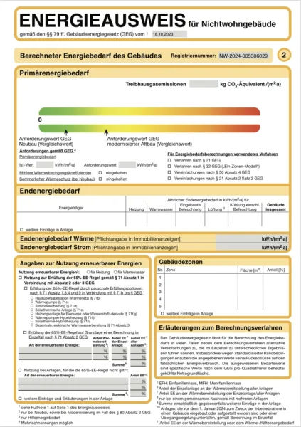 Energieausweis Seite 2