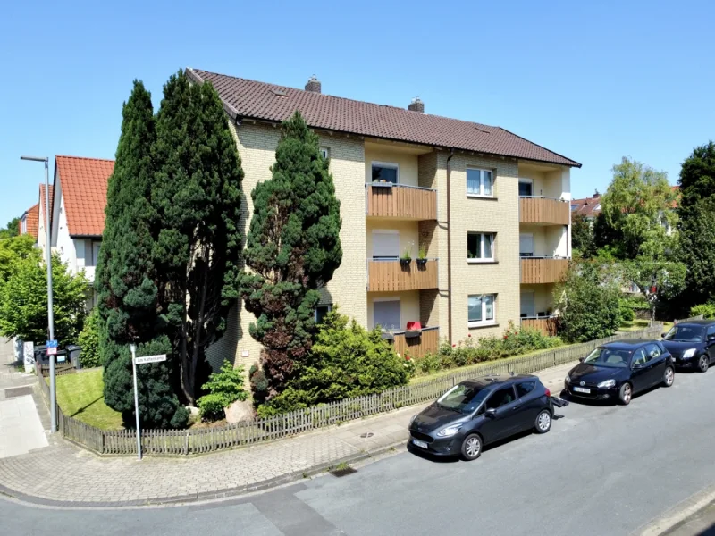 Hausansicht - Wohnung mieten in Bielefeld / Schildesche - Frisch für Sie renoviert! Erdgeschosswohnung in ruhiger Lage von Schildesche