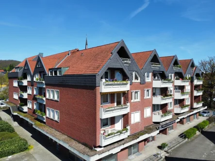 Hausansicht - Wohnung mieten in Bielefeld / Brackwede - Viel Platz zum Leben!3-Zimmer-Wohnung mit Balkon in Bielefeld-Brackwede