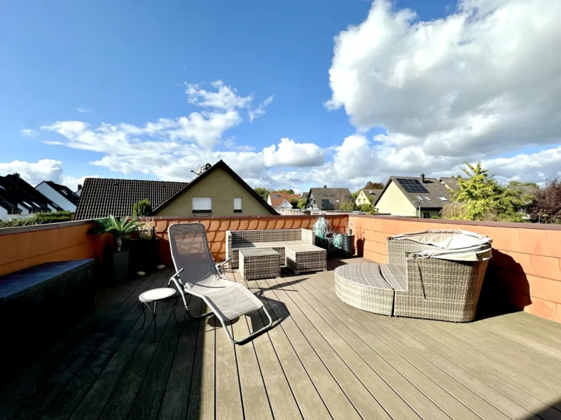 Dachterrasse - Wohnung mieten in Bielefeld / Brake - Ihr neues Zuhause mit beeindruckender Dachterrasse in BI-Brake