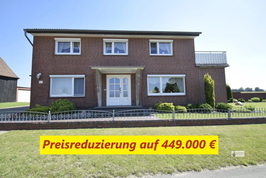 Hauseingang - Haus kaufen in Bramstedt - PROVISIONSFREIEin-Zweifamilienhaus mit Anbau + ScheuneSchick-Ruhig-ModernisiertGroßes Grundstück