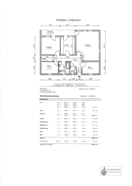 Grundriss Haupthaus