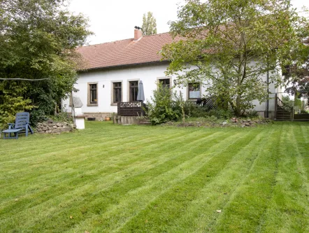 Hinteransicht - Haus kaufen in Dissen am TW - Denkmalimmobilie sucht neuen Eigentümer!