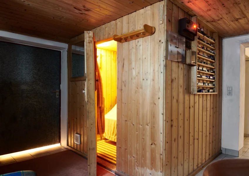 Sauna im Keller