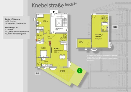  - Wohnung kaufen in Nürnberg - Knebelstraße Hoch³