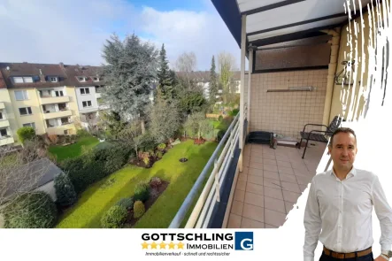 Titelbild - Wohnung mieten in Essen - Bezugsfreie 3-Zimmer-Wohnung mit großem Balkon