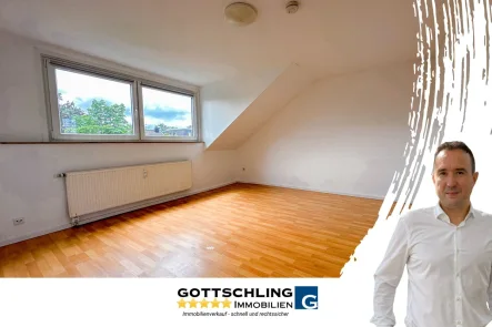 Titelbild - Wohnung mieten in Düsseldorf - hochwertig sanierte 3 Zimmer Dachgeschoss Wohnung in guter Lage von Düsseldorf Eller