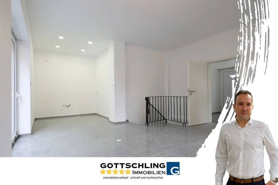 Titelbild - Wohnung kaufen in Essen - Kernsanierte Hofwohnung über 2 Ebeneren - große Terrasse, WE10 EG links // Bismarckhaus