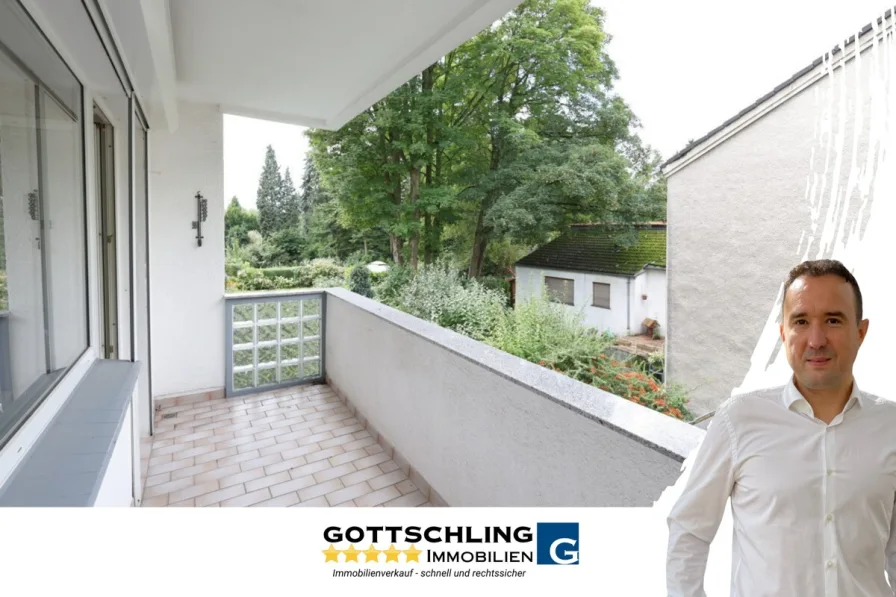 Titelbild - Wohnung mieten in Mülheim an der Ruhr - New Living in MH Styrum | 3,5 Raum | Balkon mit Blick ins Grüne