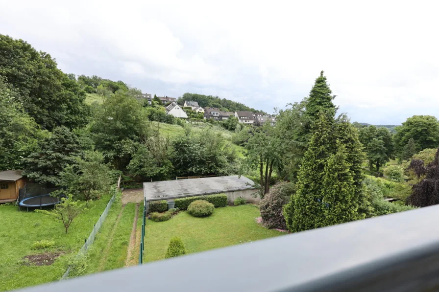 Ausblick vom Balkon