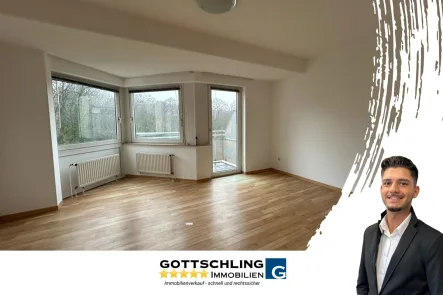 Titelbild - Wohnung mieten in Essen - Barrierefreies Appartement mit Balkon in gepflegter Anlage am Stadtwaldplatz // 402