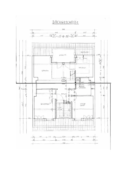 Grundriss Dachgeschoss