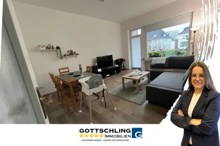 Titelbild - Wohnung mieten in Essen - schöne Altbau Wohnung mit 3 Zimmer im Essener Süden mit großem Balkon