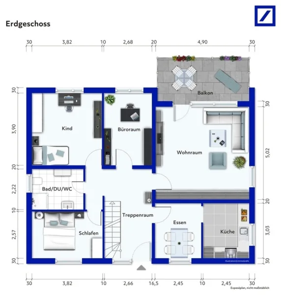 Grundriss Erdgeschoss