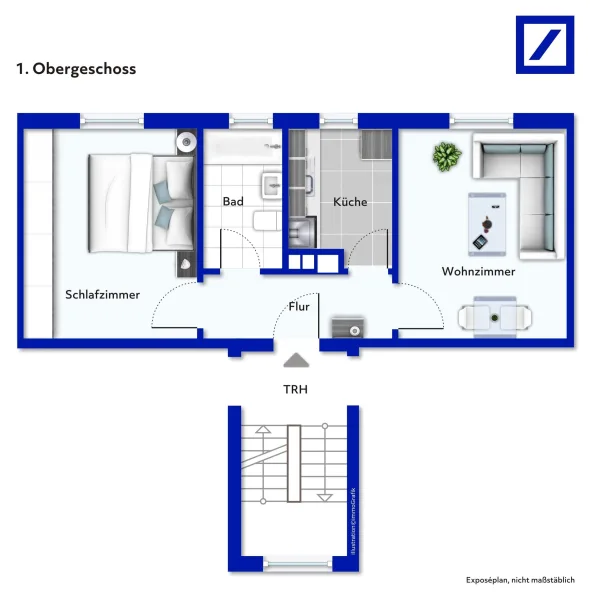 Grundriss 1. Obergeschoss