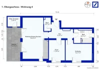 Grundriss - 1. OG WHG 4