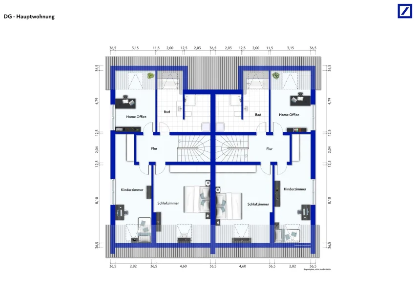 Grundriss Dachgeschoss