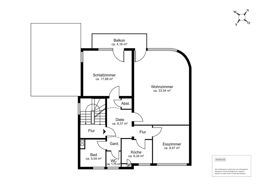 Grundriss 1.Obergeschoss