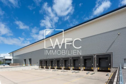 Musteransicht außen - Halle/Lager/Produktion mieten in Maisach - Rampenhalle mit Büro und zusätzlichen ebenerdigen Toren