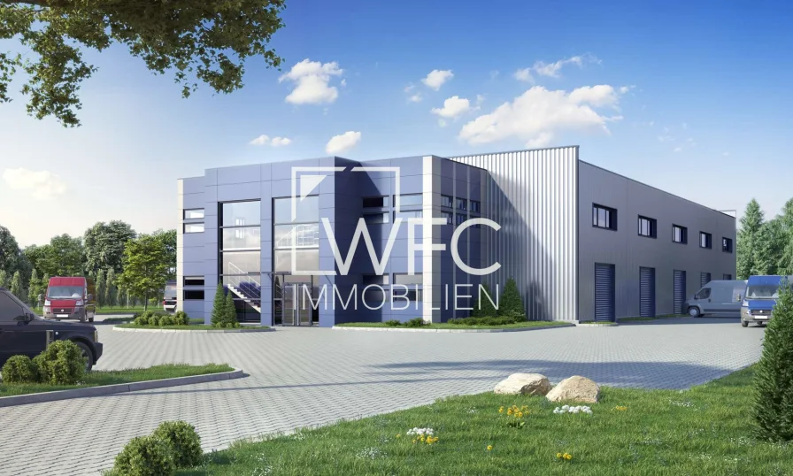 Ansicht aussen - Halle/Lager/Produktion mieten in Ostfildern - Modernes Neubauprojekt in Top Lage