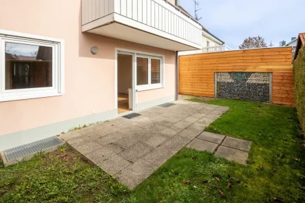 Terrasse  - Wohnung kaufen in Lachen / Albishofen - Helles Wohnglück: Moderne Erdgeschosswohnung mit Terrasse