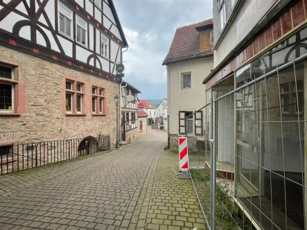 Außenansicht - Haus kaufen in Bad Orb - Fast geschenkt! Sanierungsbedürftiges Stadthaus in TOP- Lage