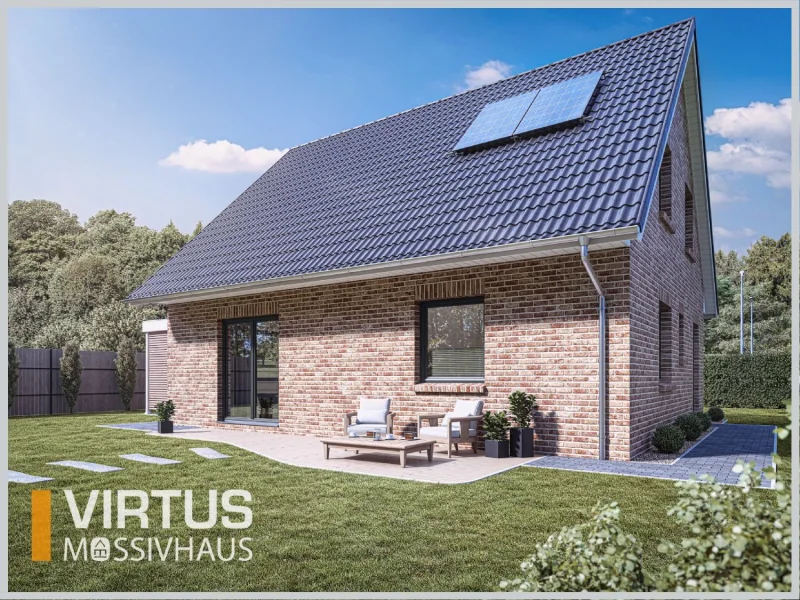 EFH Virtus V140 Gartenseite - Haus kaufen in Nienwohld - WOHNPARK "ALTE ALSTER" DIREKT AM BELIEBTEN NATURSCHUTZGEBIET NIENWOHLDER MOOR