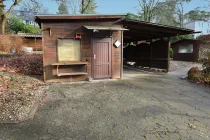 Carport und Werkstatt